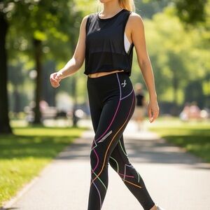 Two Pairs of CWX Joint Support Compression Leggings